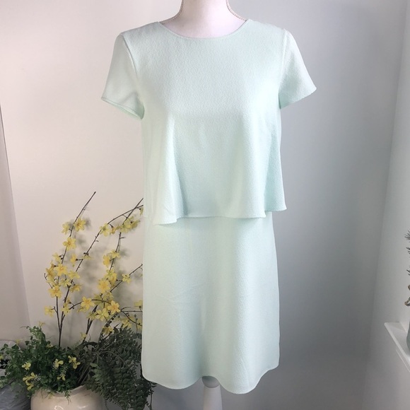 Ted Baker mint green Pannsie layered dress - Picture 2 of 7